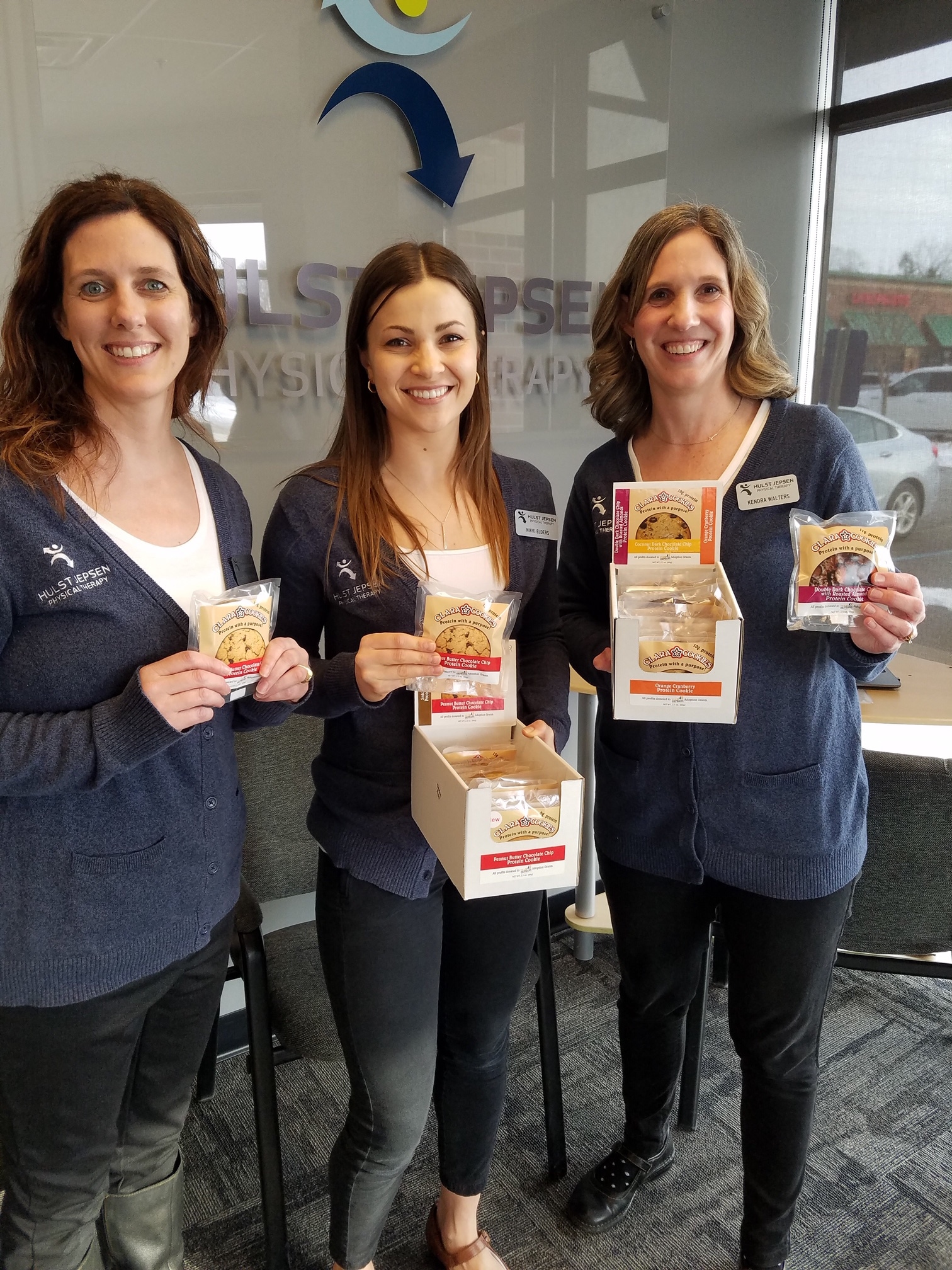 Hulst Jepsen Physical Therapy Gives Back with Clara Cookies